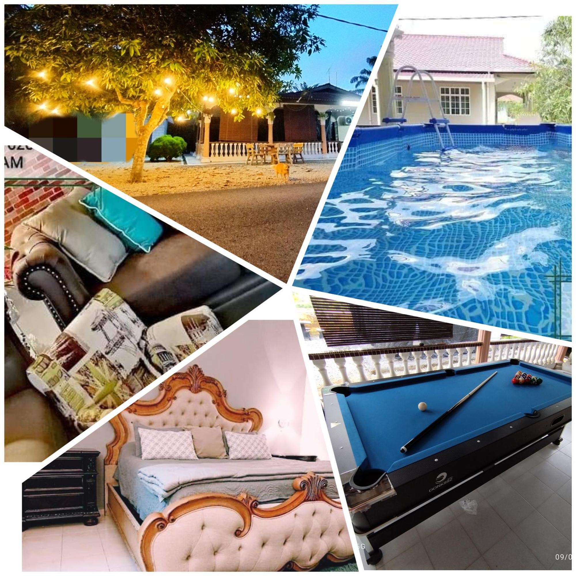 Basrie Villa "Mslim Only" - Mini Cinema , Private Pool , Wi-Fi , Netflix Muar Kültér fotó